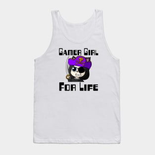 Gamer Girl For Life. Tank Top